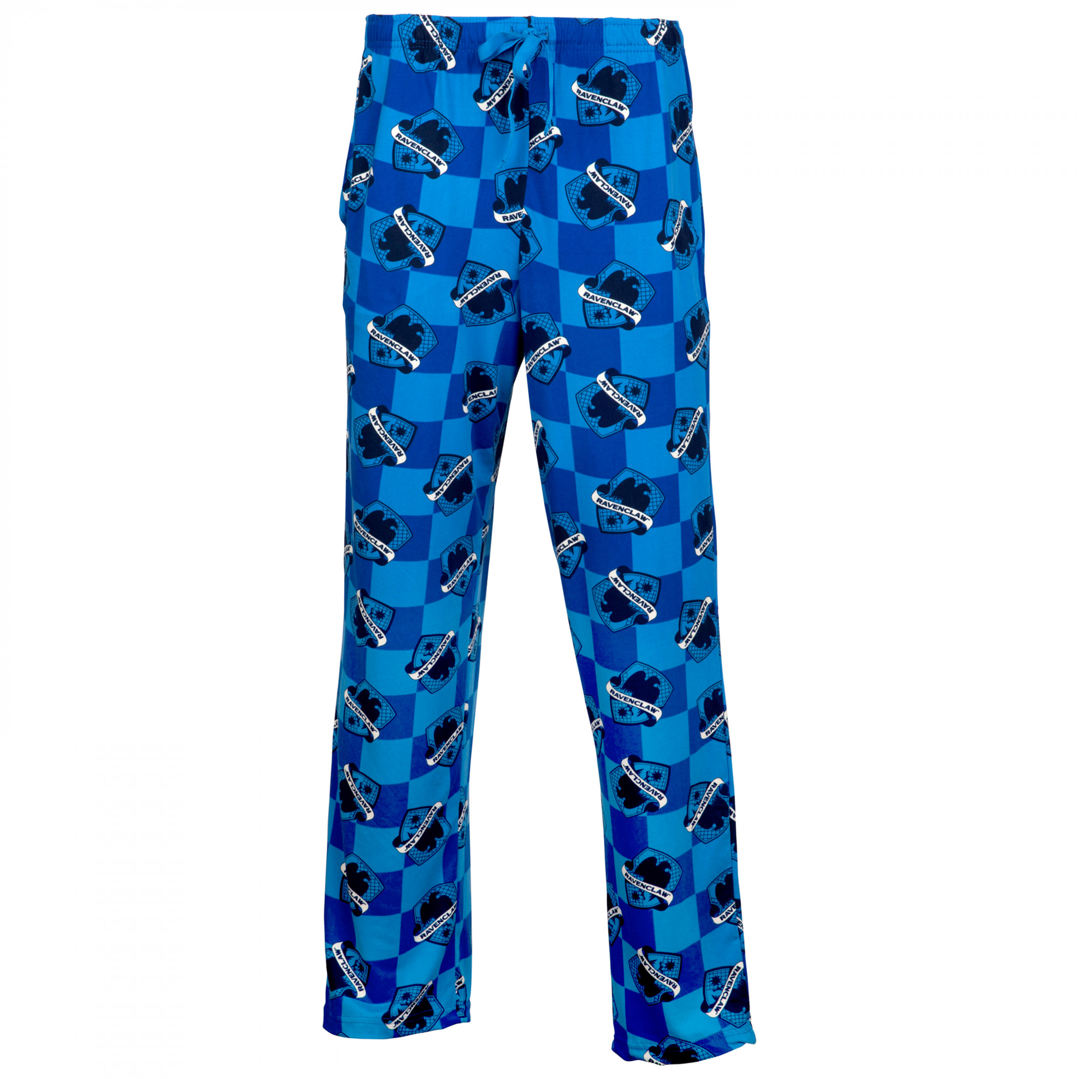 Harry Potter Ravenclaw House Crest Checkered Sleep Pants Blue eBay